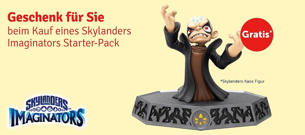 myToys Gratisartikel Skylanders Kaos Figur zum Kauf eines Skylanders Imaginators Starter Pack