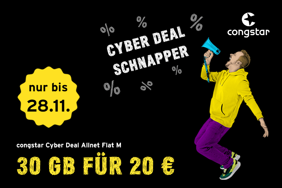 congstar Cyber Deal | congstar Tarif | www.rabatt-coupon.com