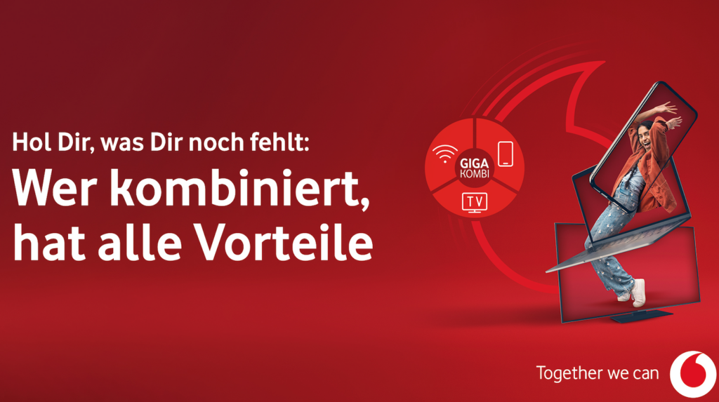 Vodafone Gigakombi | Vodafone Zusatzkarten | Vodafone Gutschein