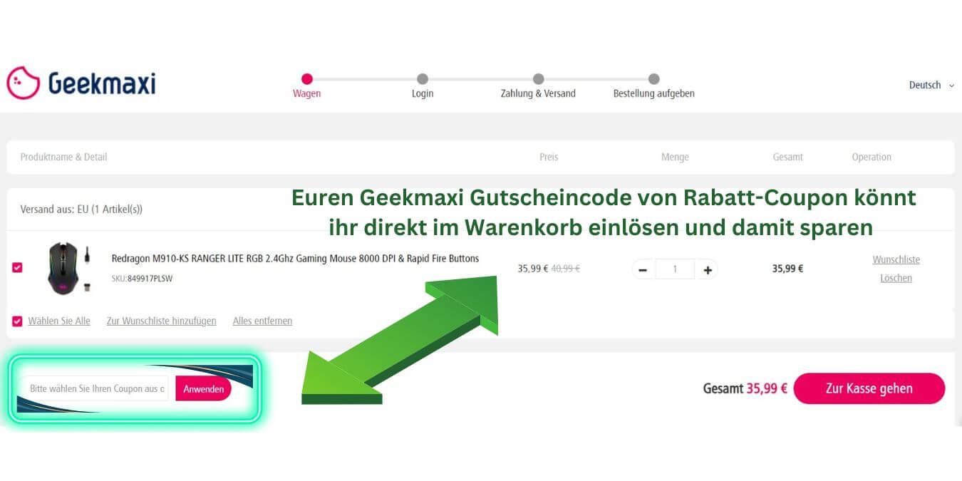 Geekmaxi Gutschein