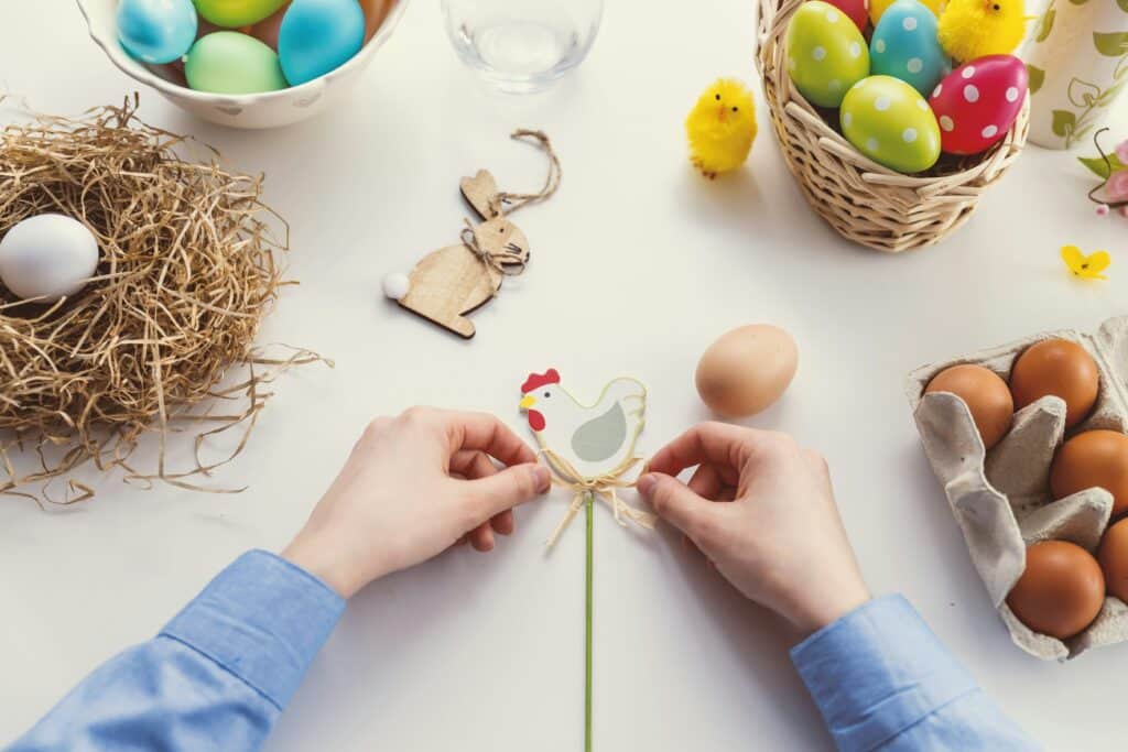 Osterferien: 4 Tage frei und 10 großartige Ideen für die Zeit zuhause 38 Osterferien Osterdeko basteln