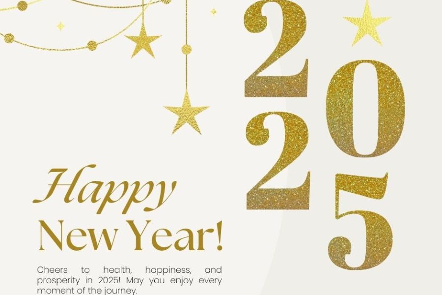Silvester: Traditionen, Feiermöglichkeiten und Tipps für den Jahreswechsel 36 Auf den Bild steht Happy New Year und ist mit 2025 beschriftet