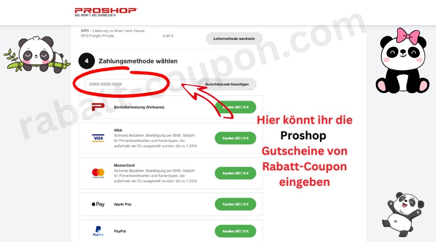 Proshop Gutschein