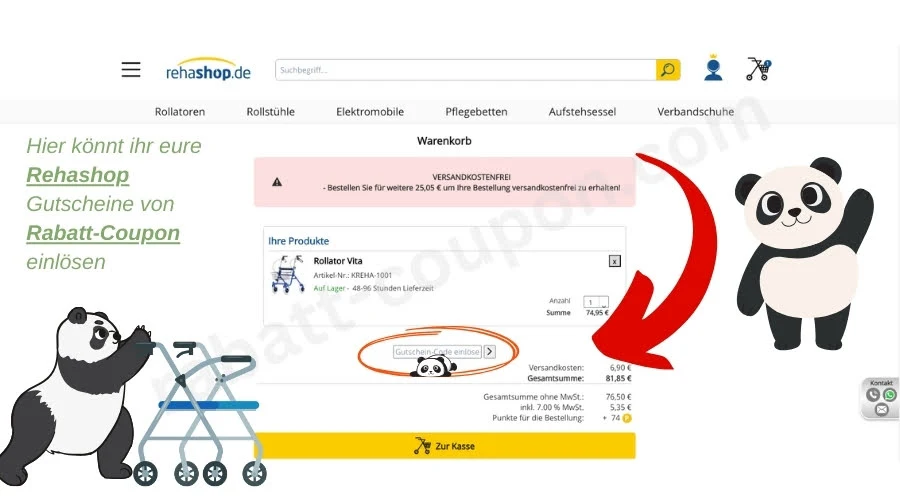 Rehashop Gutschein