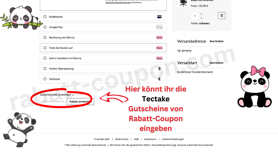 Tectake Gutschein
